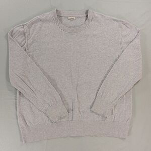 L.L. Bean Light Gray Crewneck Sweater